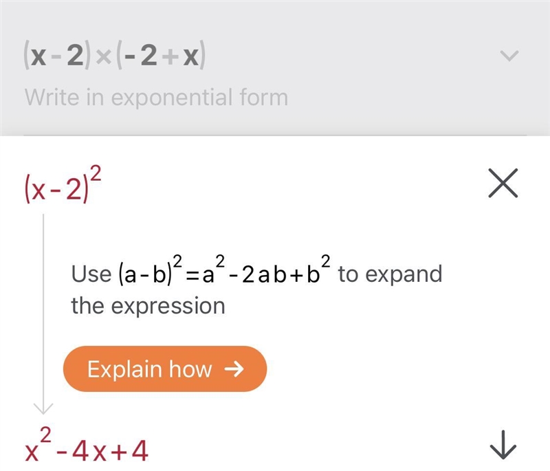 Cuadrado de binomio (x-2)(-2+x)-example-1