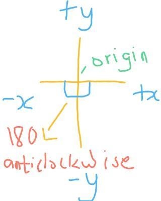 Which is the image of ABC for a 180 degree countyclockwise rotation about P-example-1