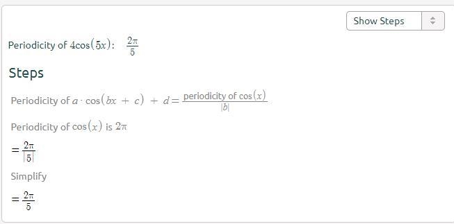 What is the period of y=4cos5x-example-1