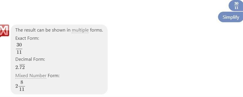 Write repeating decimal 2.72727272727 as a fraction. reduce completely.-example-1