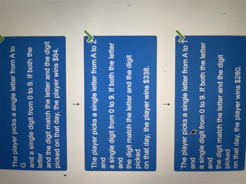 Drag each tile to the correct box. Tickets for all of the described charity raffles-example-1