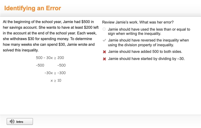 At the beginning of the school year, Jamie had $500 in her savings account. She wants-example-1