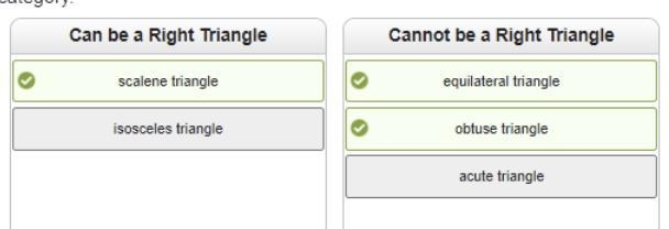 Drag each triangle to the correct categorie-example-1