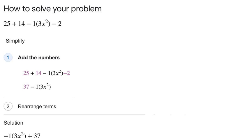 Help!! [25+{14-(3x2)-2}]-example-1