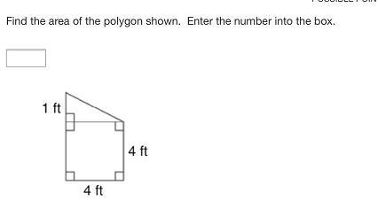 Find the area of the polygon shown. Enter the number into the box. m 2 2 mi 10 mi-example-1