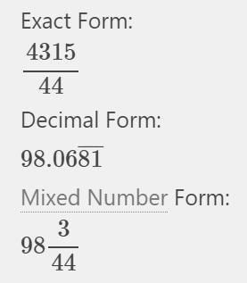 25. What is the value of the expression below? 36 ÷ 5 2 8 + 7 × (3 + 11)-example-1