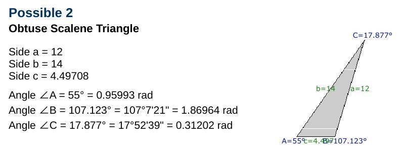 3. Two triangles can be formed with the given information. Use the Law of Sines to-example-2