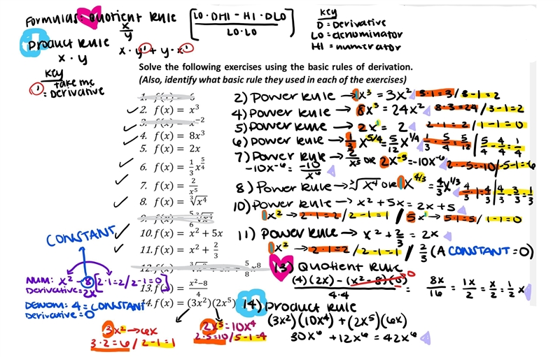 Derivatives using the derivation rules:-example-1