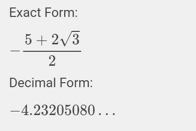 Simplify. 10/-4 - √3-example-1