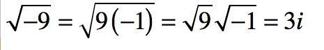 Which choices are equivalent to the expression below? √-9-example-1