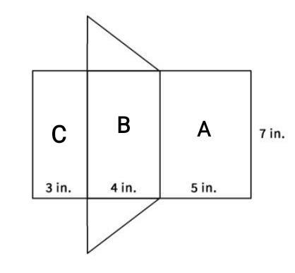 Use the net to find the surface area of the prism. 360 in2 480 in2 408 in2 432 in-example-1