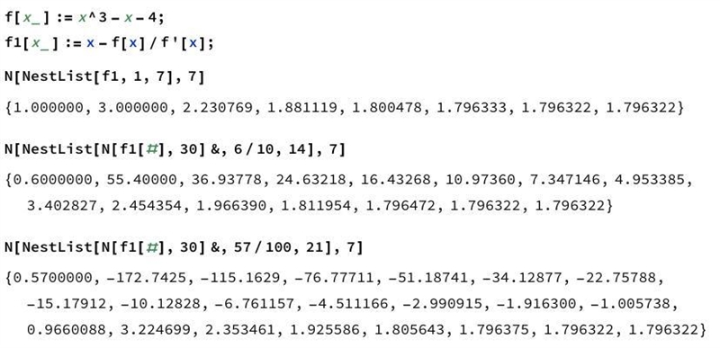 (a) Use Newton's method with x1 = 1 to find the root of the equation x3 − x = 4 correct-example-1