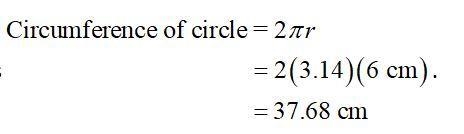 Which is the circumference of the circle? help pls-example-1