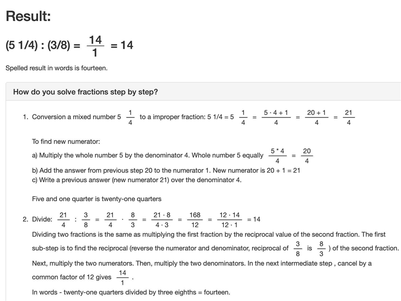 How many 3/8 are in 5 1/4-example-1