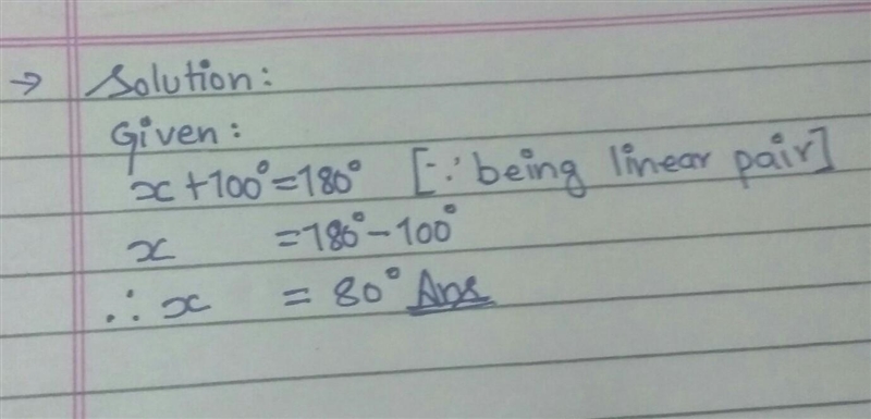 ZABD and ZDBC are supplementary angles. What is the measure of x? x = [?]° D As 100% B-example-1