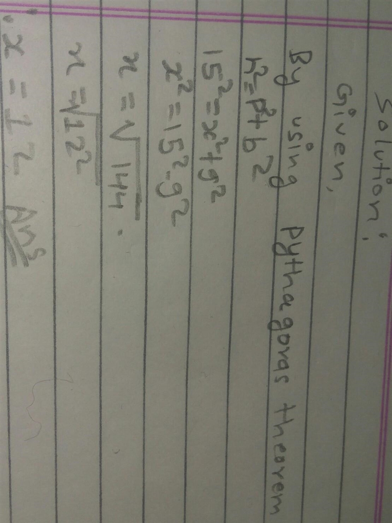 Find the value of x in the triangle shown below. a.x=24 b.x=135 c.x=24 d.x=12-example-1