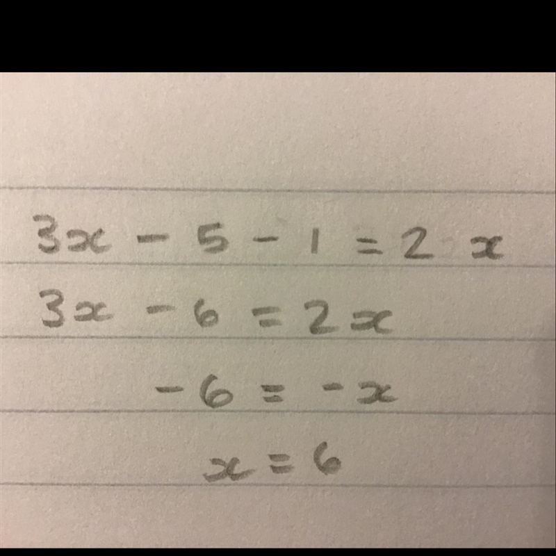 Thrice a number decreased by 5 exceeds twice the number by a unit find the number-example-1