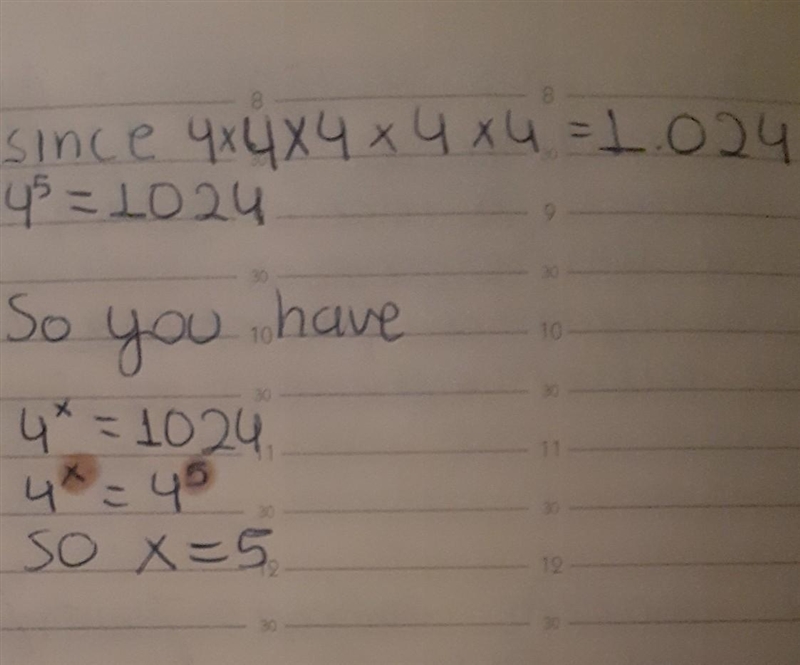 4^?=1024? i know the answer is 5 but is there an easier way to find that out instead-example-1