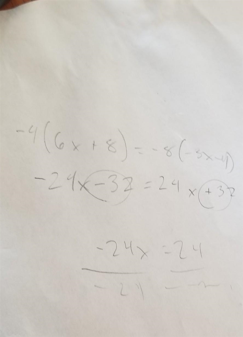 -4(-6x+8=-8(-3x-4) plz help-example-1