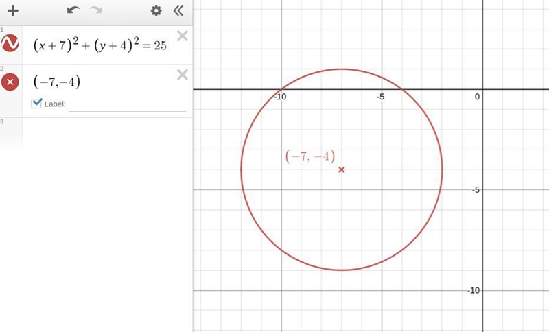 What is the center of the circle (x+7)^2+(y+4)^2=25-example-1