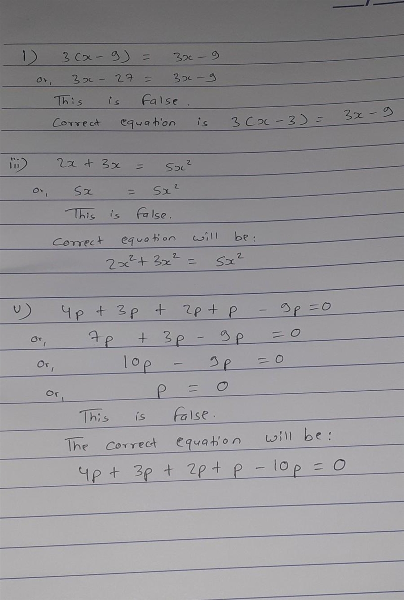 Find the errors and correct the following mathematical sentences.​-example-1