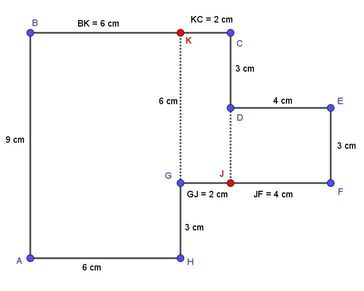 PLEASE HELP Select the correct answer from each drop-down menu. 8 cm 4 cm 9 cm 3 cm-example-1