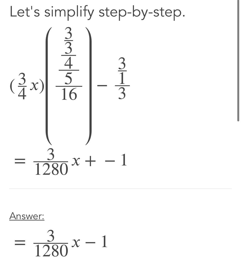 {3/4 x (3/3/4 ÷ 5/16)} -3/1/3-example-1