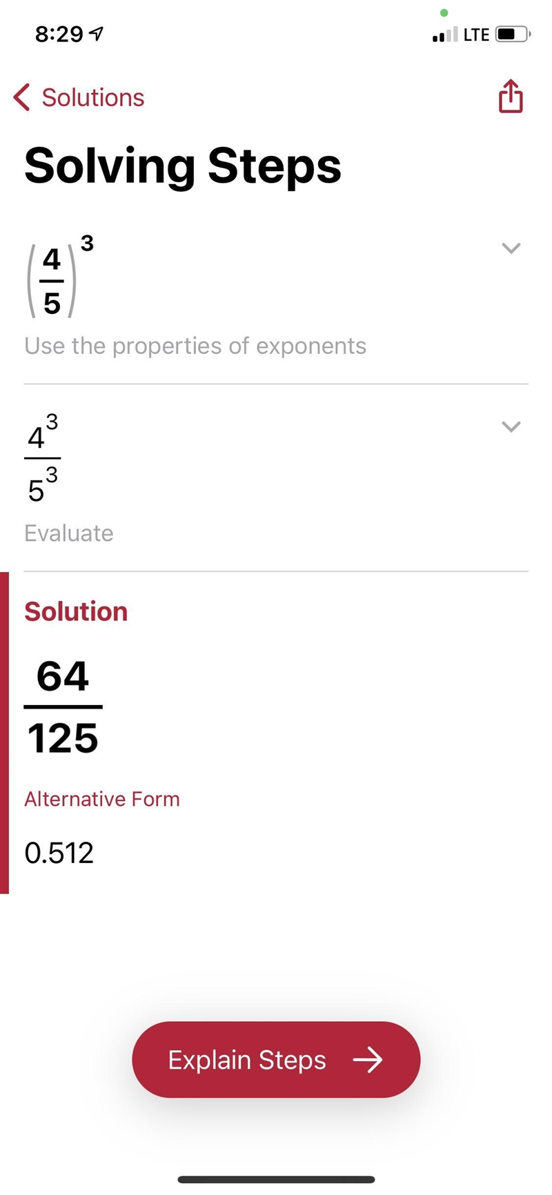 What is the correct expanded form and value of ( 4/5)³ ? ​-example-1