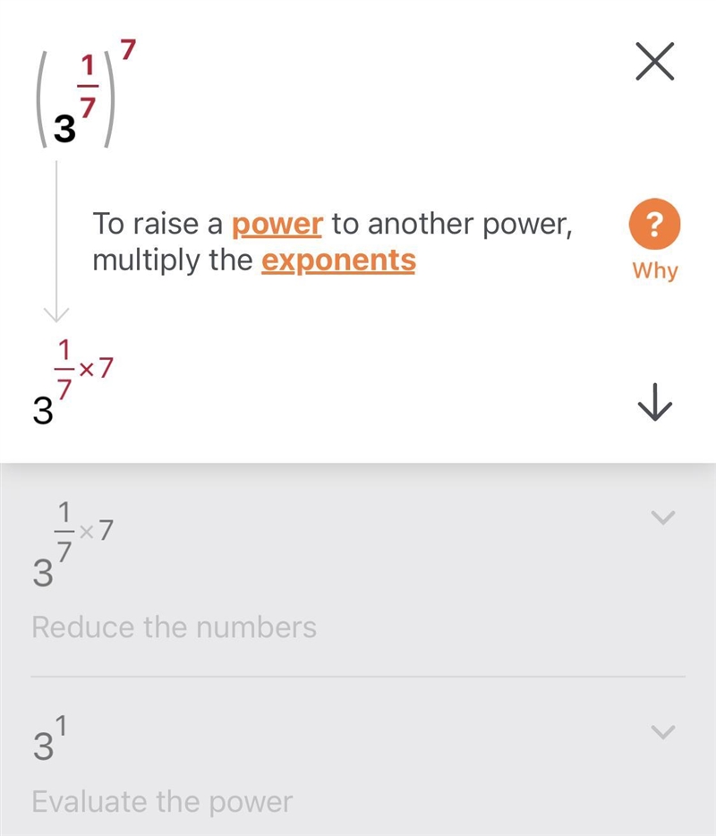 Question: Simplify (3 1/7)^7-example-1