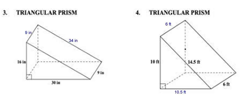 HELP MEEE! Find the area and volume for both.-example-1