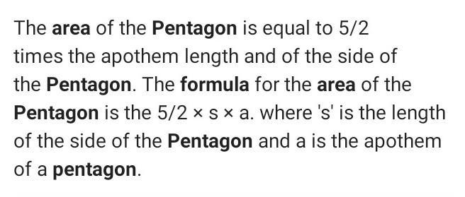 What is the area of the pentagon-example-1