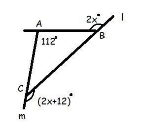 In TRIANGLE ABC, what is the value of x?-example-1