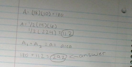 what's the area of this shape? i need to hand it in by tomorrow 7:00 AM EST time. please-example-1