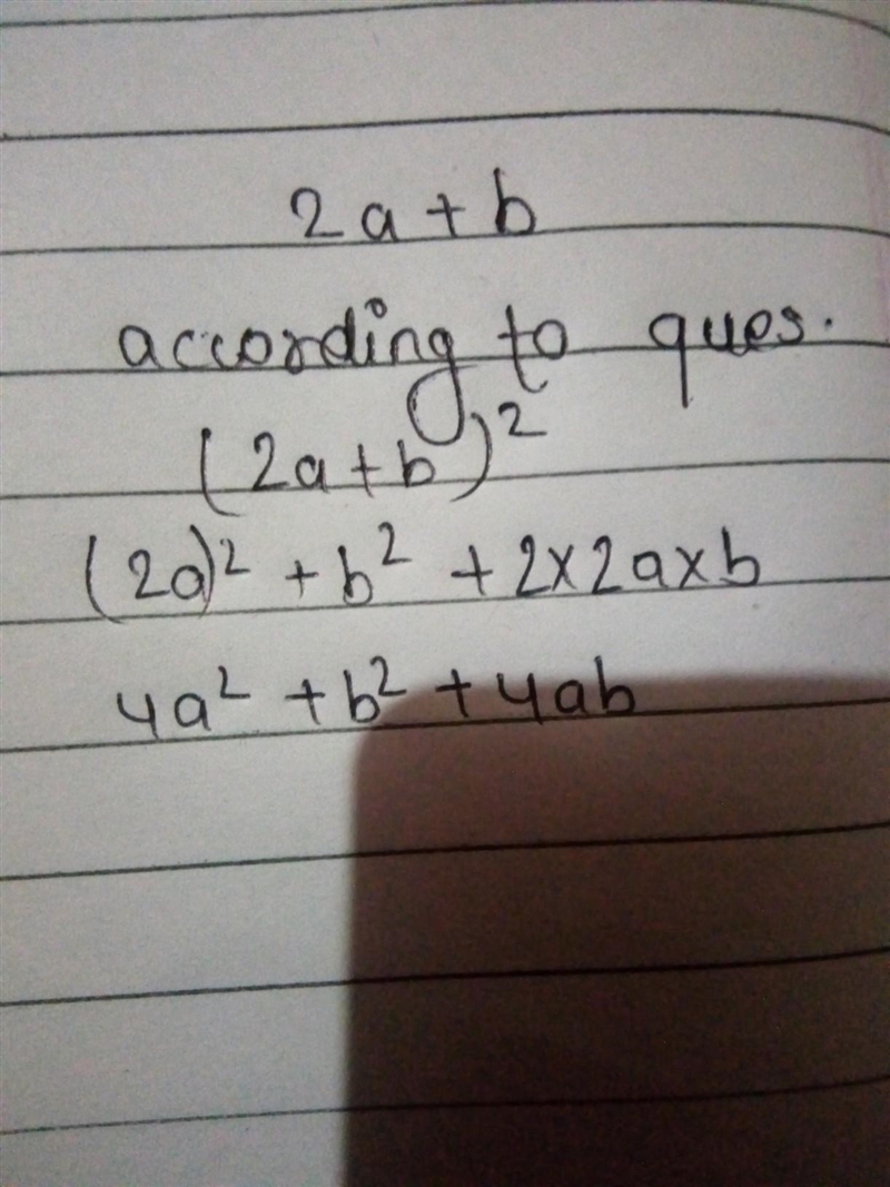 Find the square of 2a plus 3b​-example-1