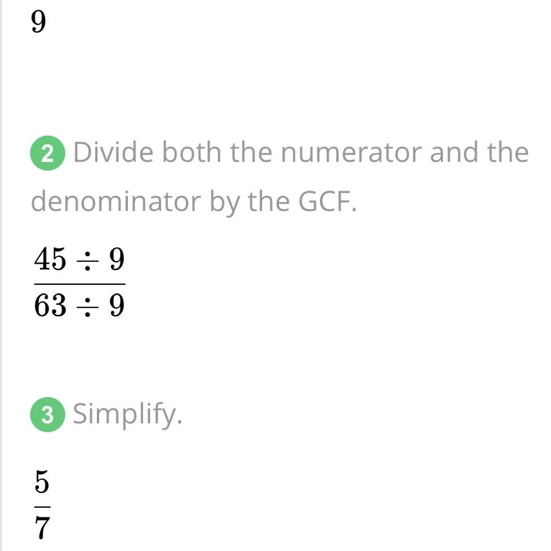 Simplify 45/63 show work plz-example-1