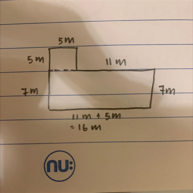 Find the perimeter of the figure.-example-1