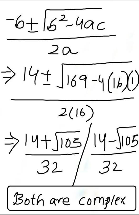 Completely factor the polynomial, if possible. 16x2 – 14x + 1 i need help asap!! thank-example-1