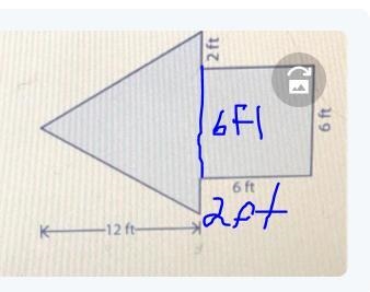 What’s the area of the shape?-example-1