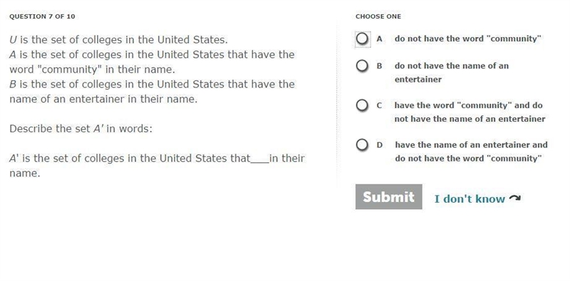 g U is the set of in the United States. A is the set of in the United States that-example-1