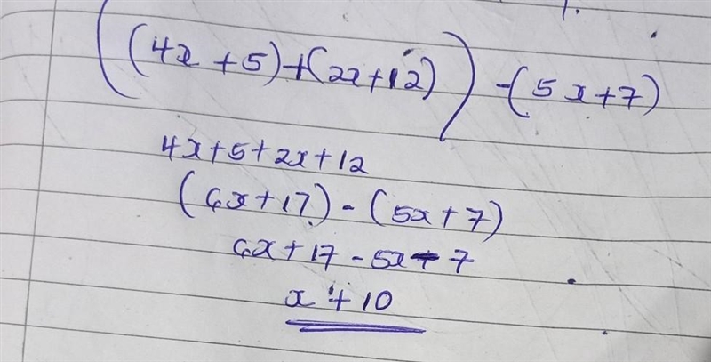 ((4x+5)+(2x+12))-(5x+7)-example-1