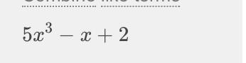 1. -2- 3x + 2x + 5x + 4 Does Someone know how to do the work for this question?! Need-example-1