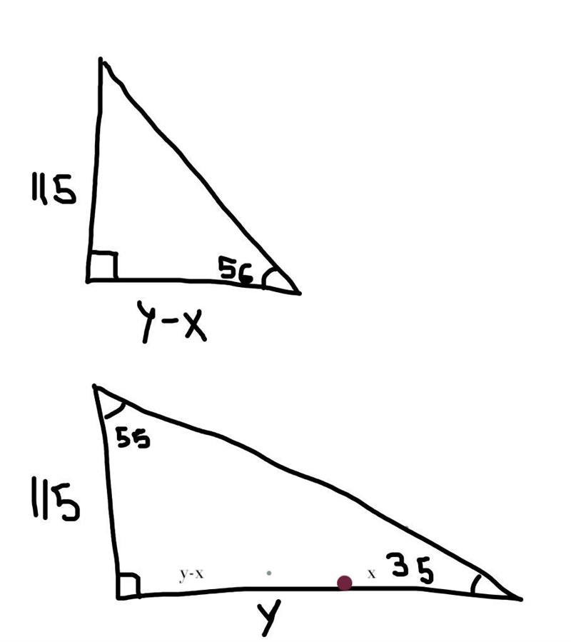 I am having troubles finding x, need an explanation-example-1