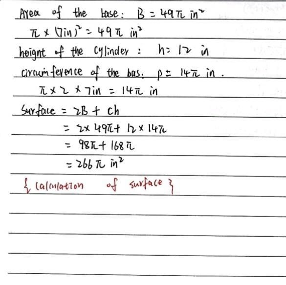 Find the surface area of the cylinder and round to nearest tenth HURRY HURRY-example-1