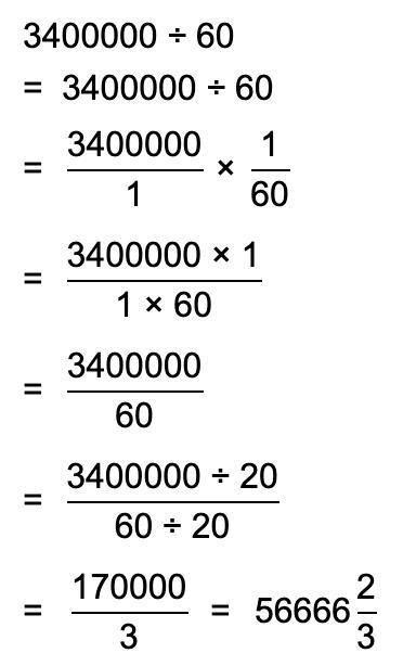 What is 3.4 million divided by 60-example-1