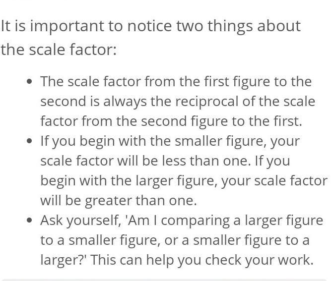 How do I find a change in scale factors? I forgot to write notes on how to find a-example-1