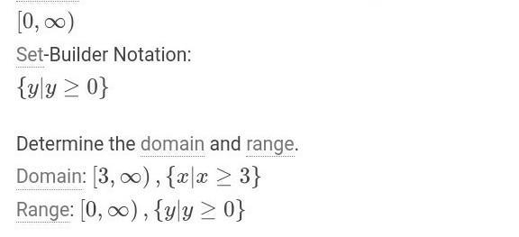 Find the domain and range of y= root x+3-example-2