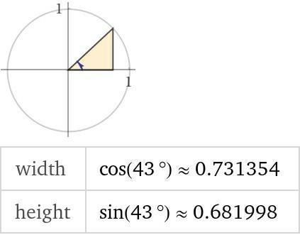 HELP HELP EASY Use a calculator to approximate cos 43° and round to four decimal places-example-1