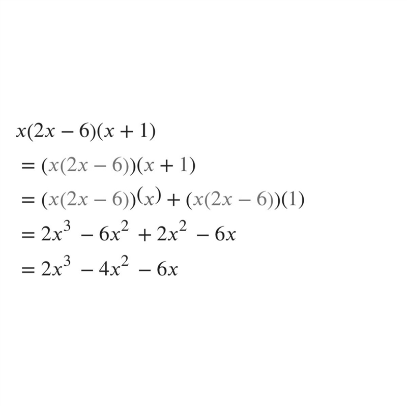 Solve for x (2x-6)(x+1)-example-1