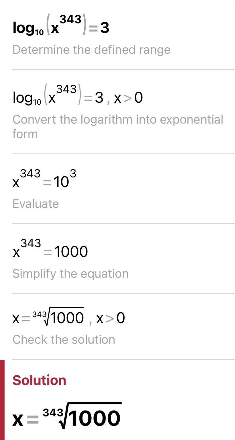 Pls help Solve logx^343=3-example-1