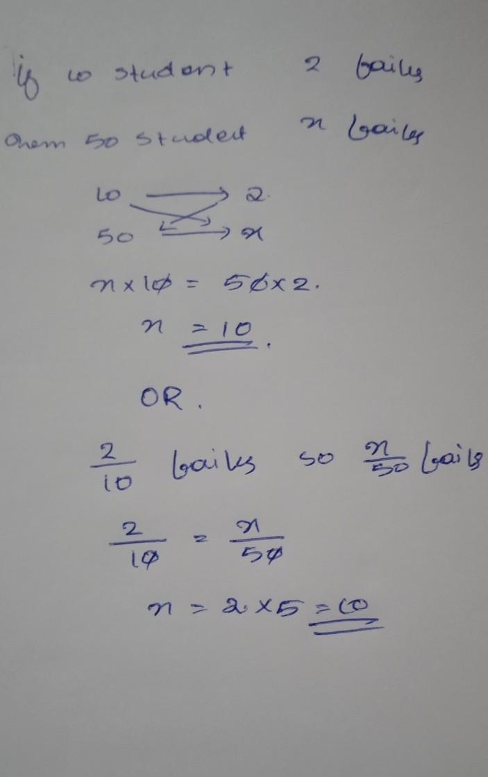 In a class, two out of every 10 students fails. If there are 50 students in the class-example-1